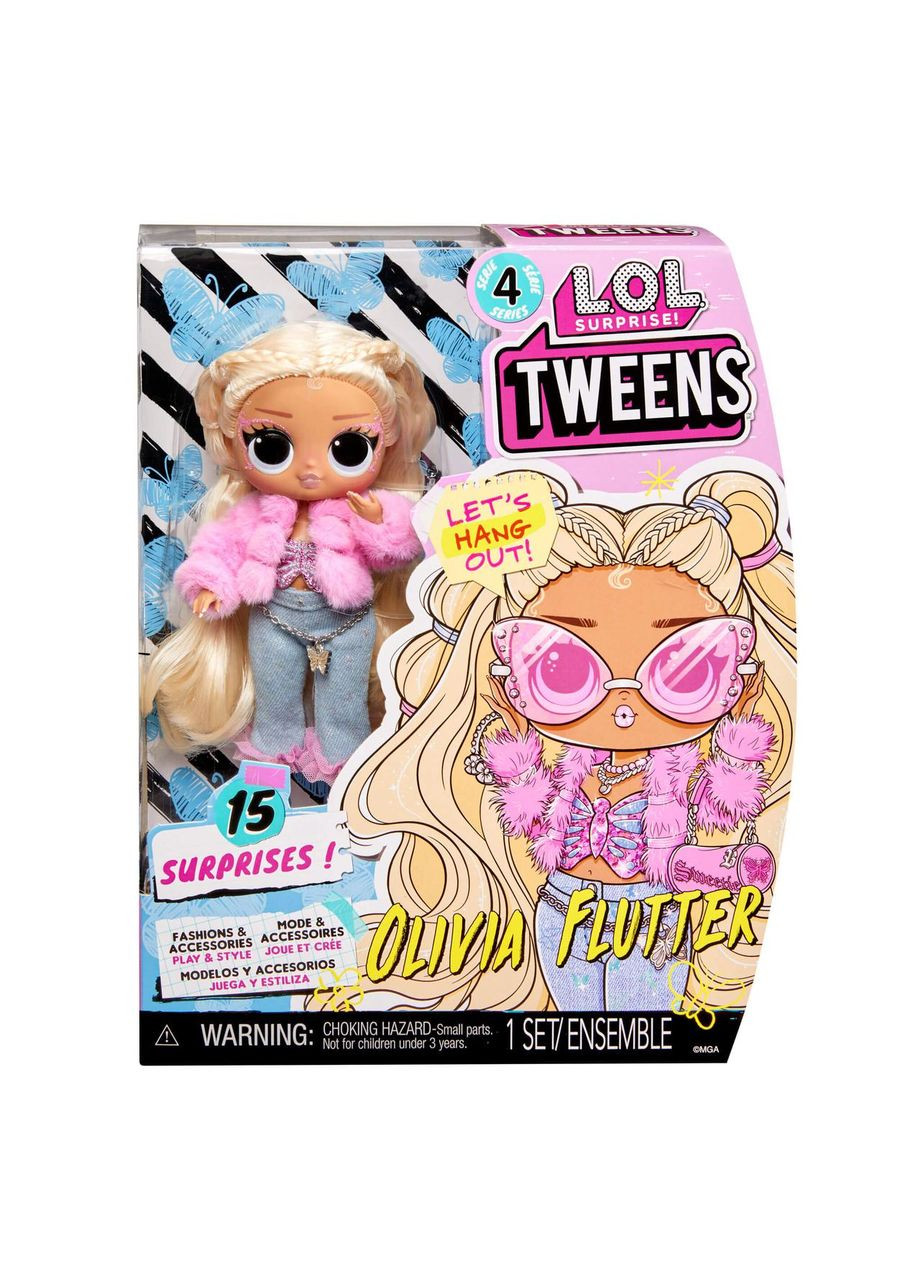 Кукла LOL Surprise Tweens Fashion Olivia Flutter серии "Tweens" S4 ЛОЛ Твинс Оливия Флаттер MGA Entertainment (282964614)