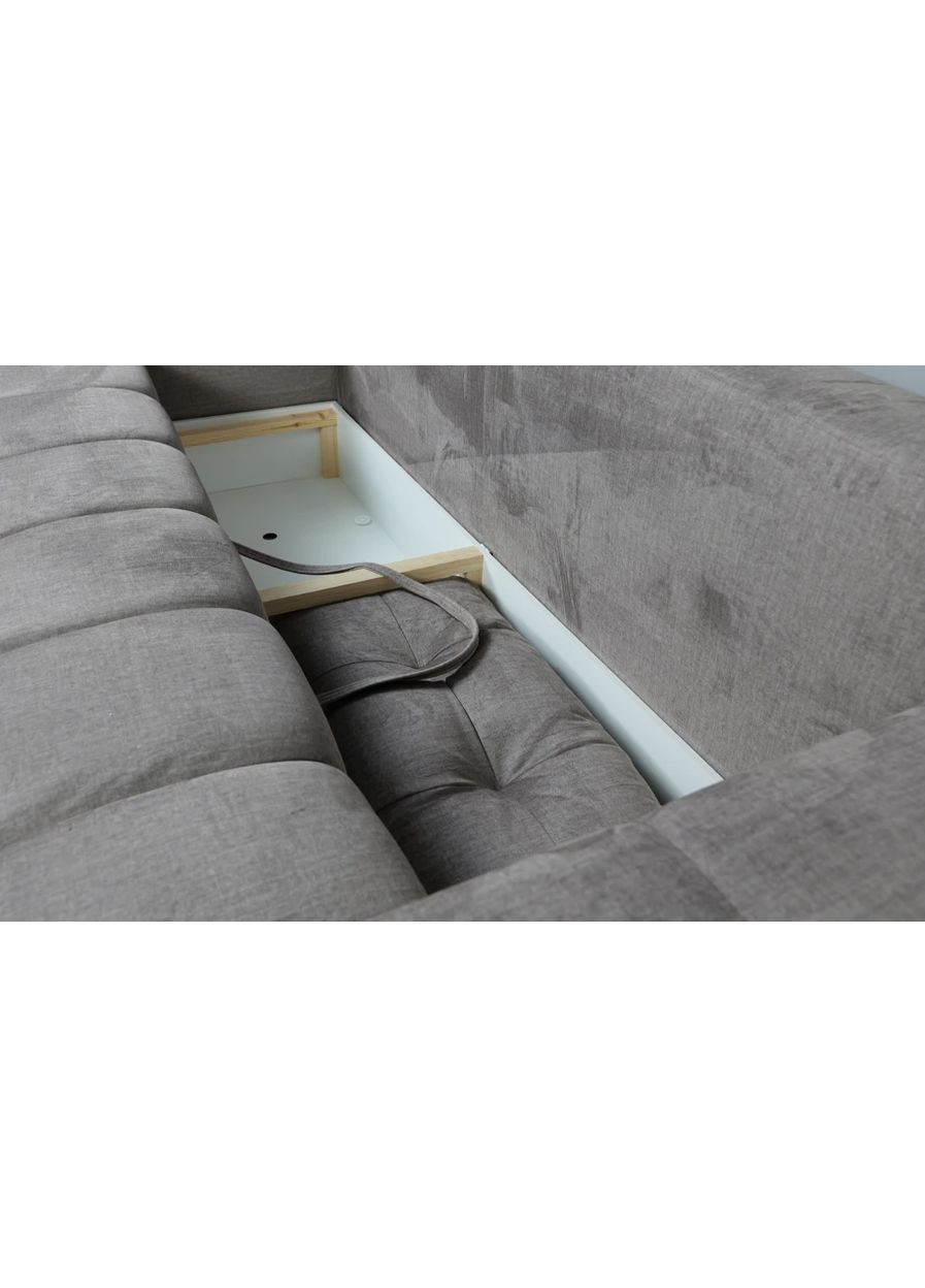 Диван раскладной Брандо серо-бежевый Frisco (373287126)