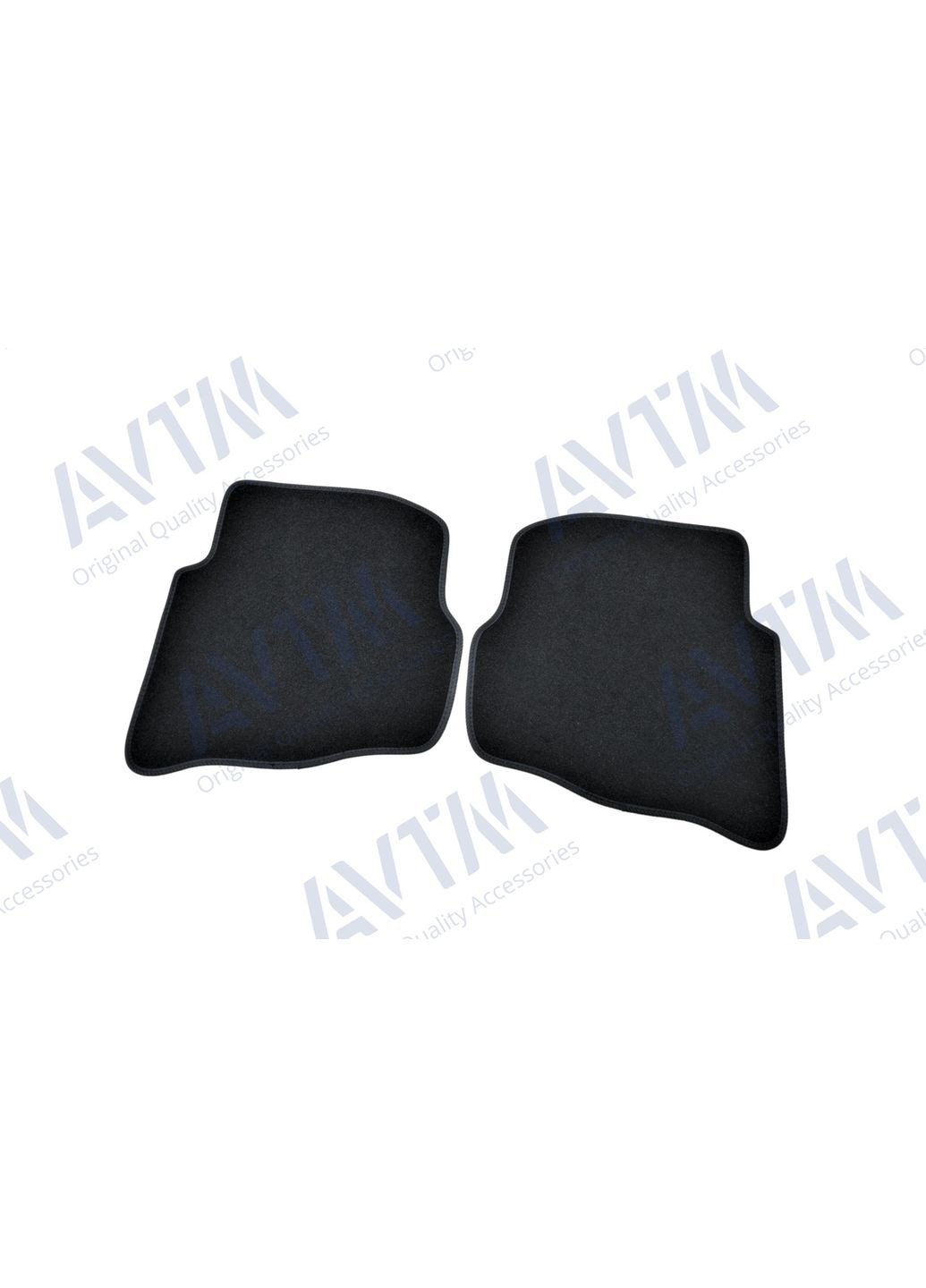 Ворсові килимки в салон для Volkswagen (2001-2008) /Чорні 5шт Beltex Polo (360614695)