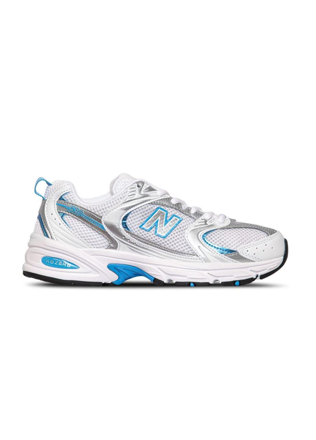 КРОССОВКИ ЖЕНСКИЕ NEW BALANCE 530 WHITE CAROLINA BLUE НЬЮ БЕЛАНС 530 No Brand белые демисезоны (368868479)