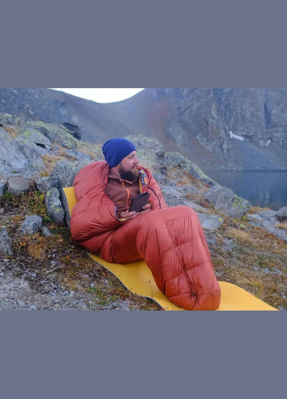 Спальный мешок KUK 700 185 см Legion Blue/Dark Cheddar Turbat (318666553)