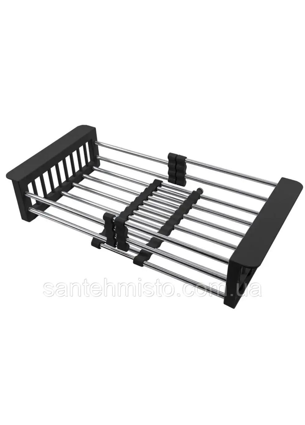 Комплект чорної кухонної мийки та змішувача з нержавіючої сталі NB-6845 Nett (336935162)