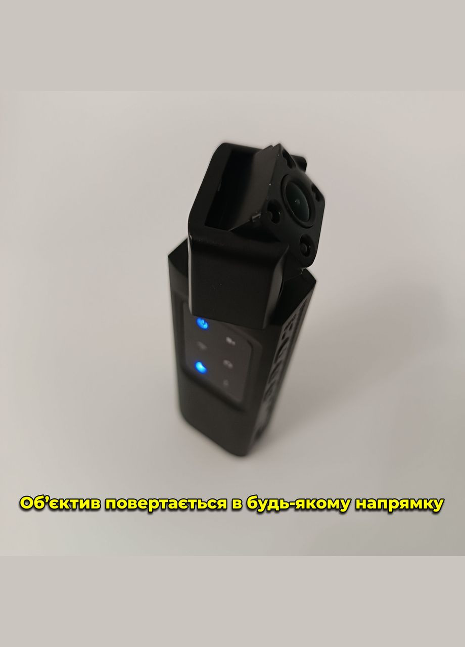 Нагрудна міні боді камера L13 FullHD з Wi-Fi 1080p / нагрудний відеореєстратор CAM (327434020)