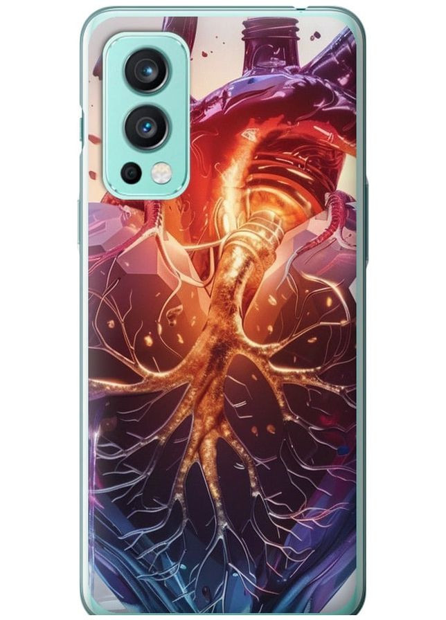 Силіконовий чохол 'Crystal Heart' для Endorphone OnePlus Nord 2 (286766905)