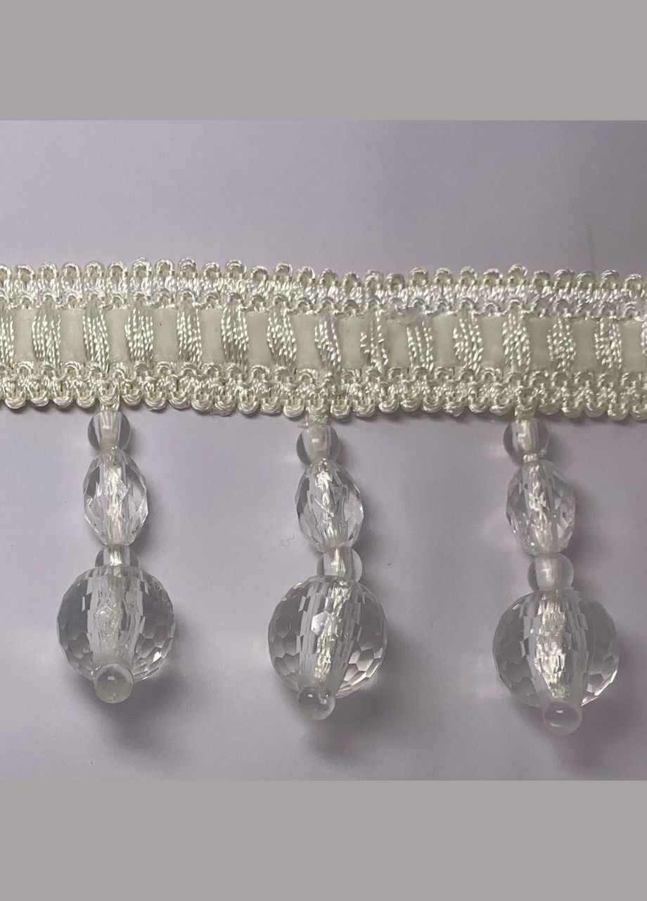 Силіконова скатертина СALIPSO з Білою Бахромою і Склярусом 220x110см Calipso (315144998)