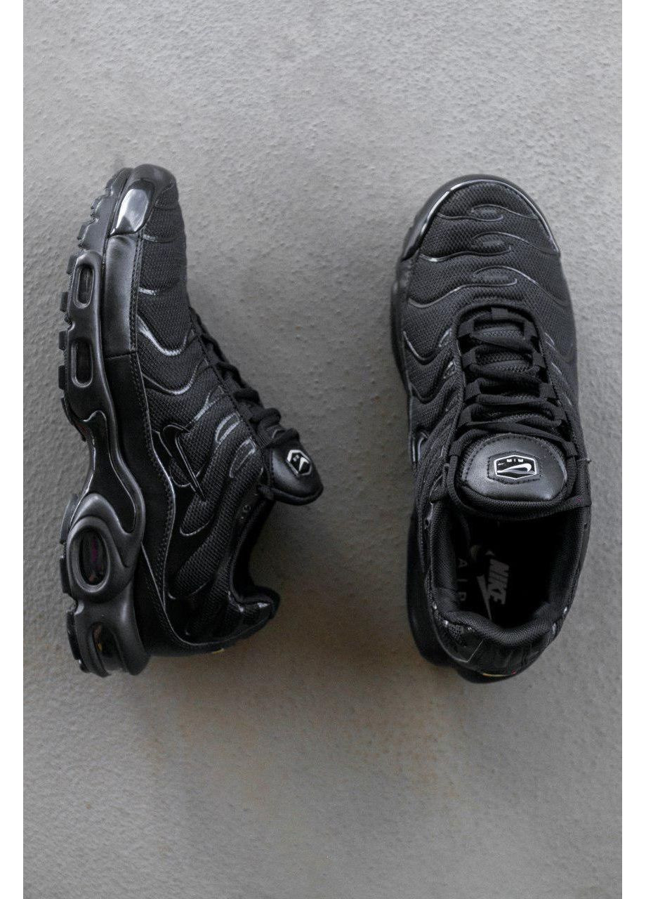 Білі Осінні кросівки nike air max plus triple black 604133-050 No Brand