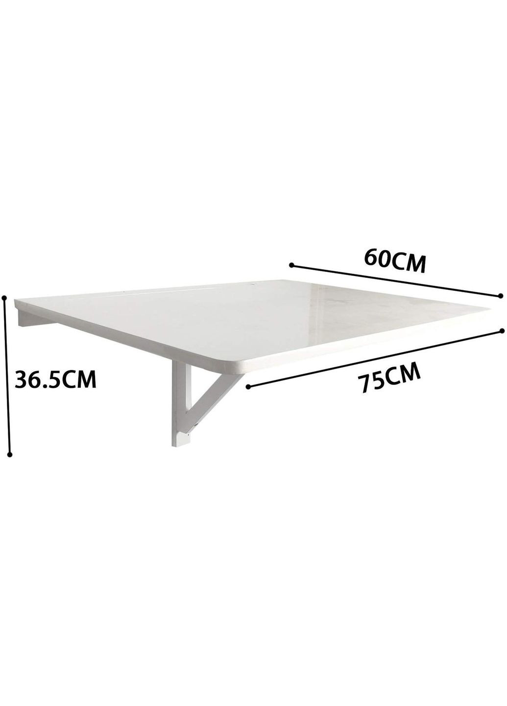 Настенный складной столик из дерева Адидже зефир (ОТК-000520) No Brand (328076947)