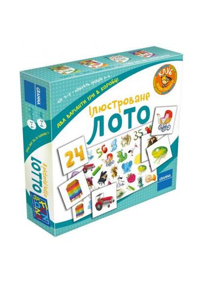 Настольная игра Иллюстрированное Лото (82517) Granna Иллюстрированное лото (367829281)