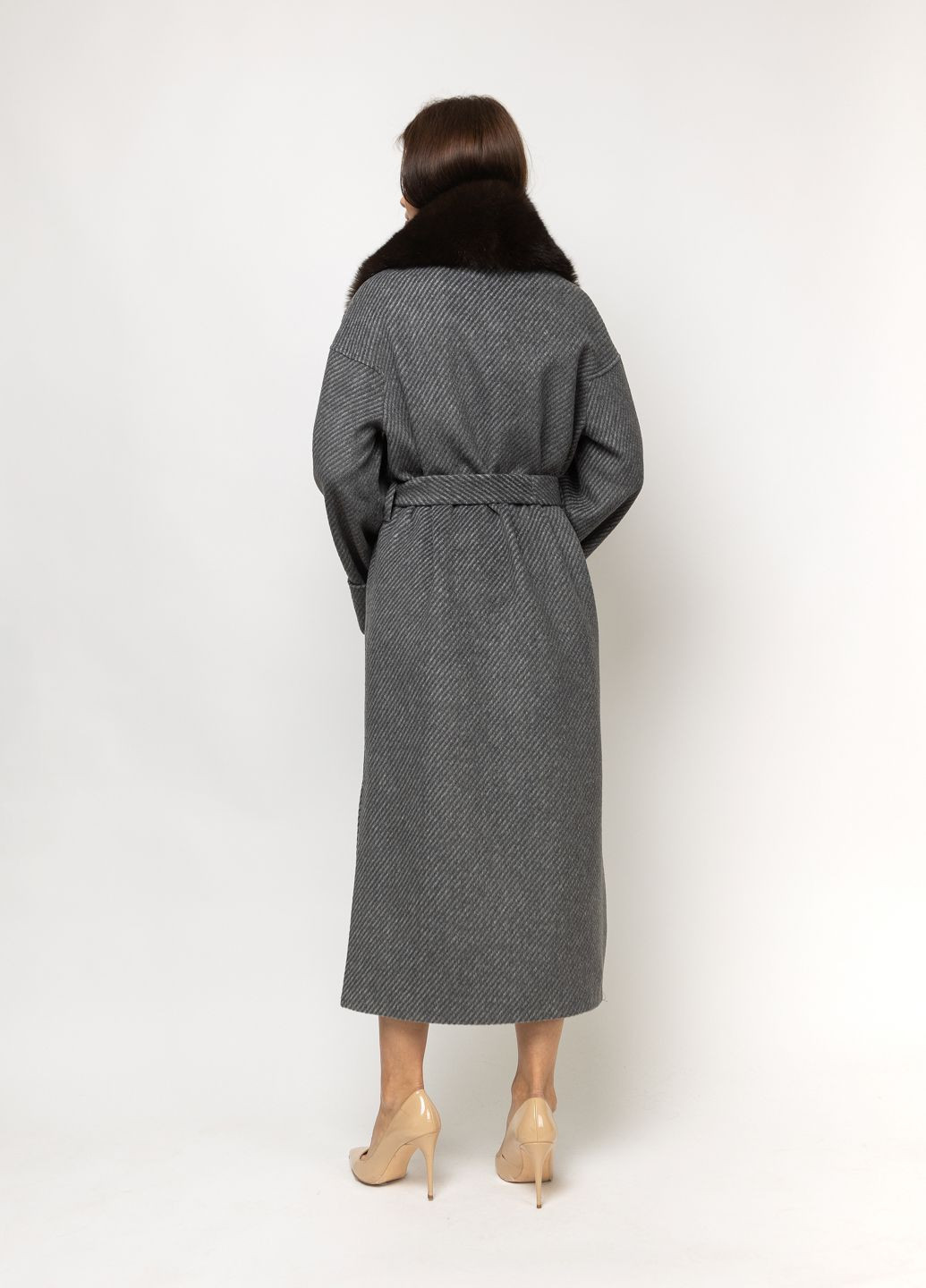 Темно-серое демисезонное Каталея Коричневое CHIUAS