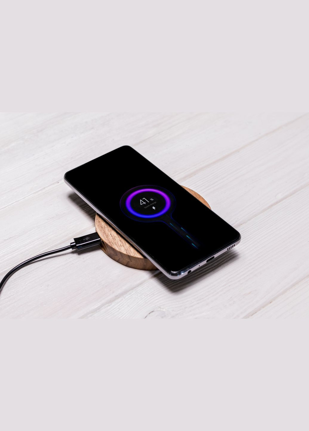 Бездротовий зарядний пристрій для телефона «iCharge» Зарядний пристрій з особистим логотипом EcoWalnut (293850363)