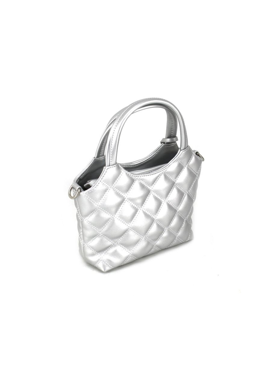 Маленька жіноча сумочка через плече 8-554205 срібляста Voila (338414019)