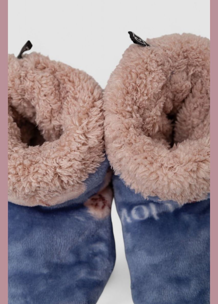 Тапочки-чобітки домашні плюшеві для дітей, колір сіро-червоний, 102R1003 Ager (315790223)