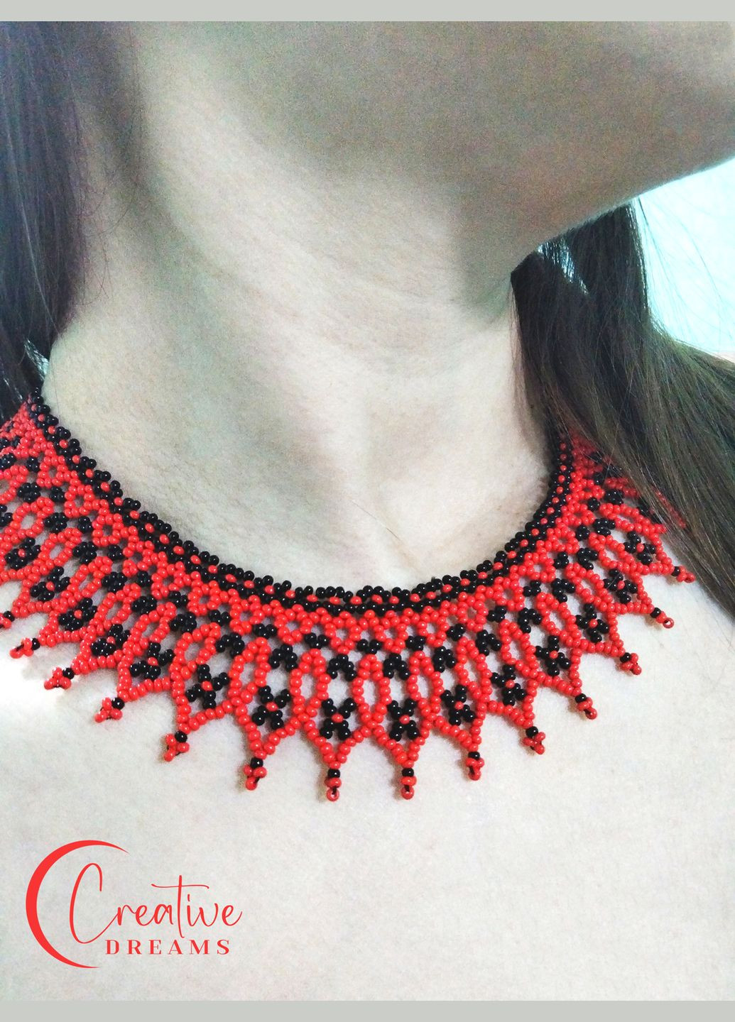 Гердан, силянка "Сияние" красний Creative Dreams (331769079)