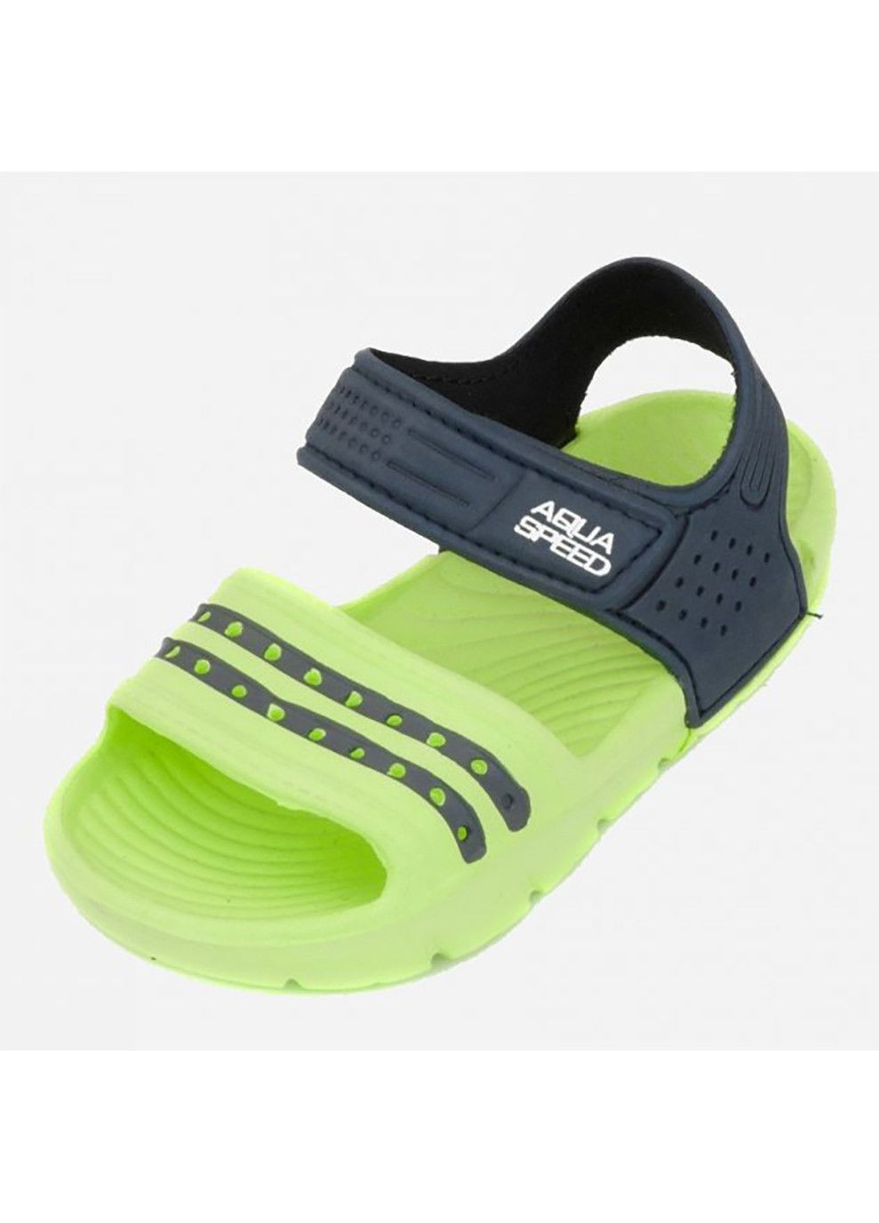 Зеленые повседневные сандалии noli 6950 зеленый, темно-синий Aqua Speed