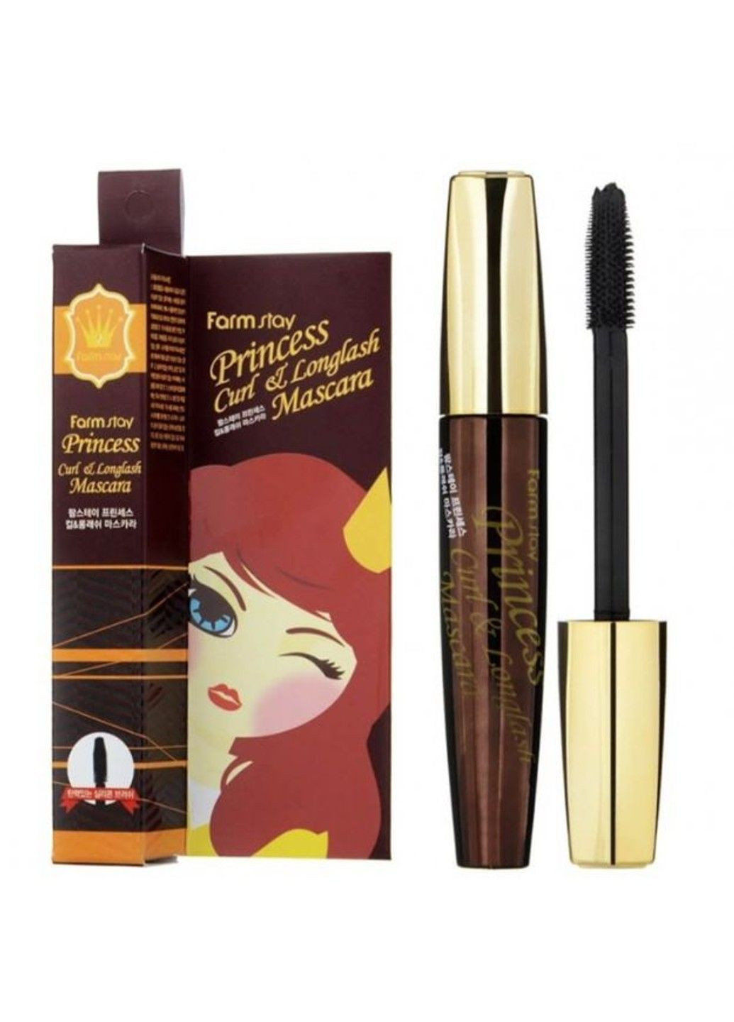 Тушь для ресниц удлиняющая Princess Curl Longlash Mascara 12ml FarmStay (302899361)
