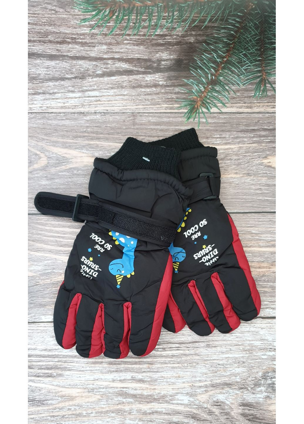 Балонові рукавиці на хутрі для хлопчиків і дівчаток 5-8 років No Brand (358517381)