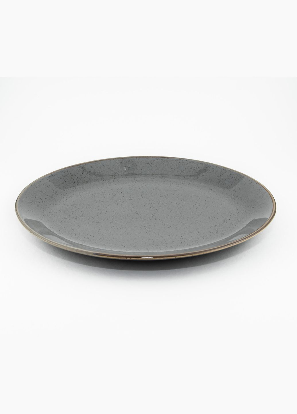 Тарілка овальної форми Seasons Dark Grey 31см 112131 Porland (277949322)