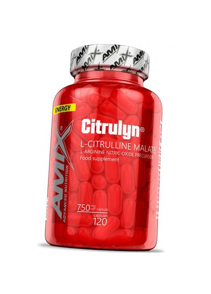 Lцитруллин малат, CitruLyn 750, 120капс (27135009) Amix Nutrition (293257166)