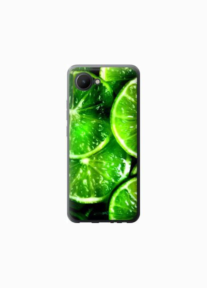 Чехол на Realme C30 Зеленые дольки лимона "852u-2700-2448" Endorphone (351853531)