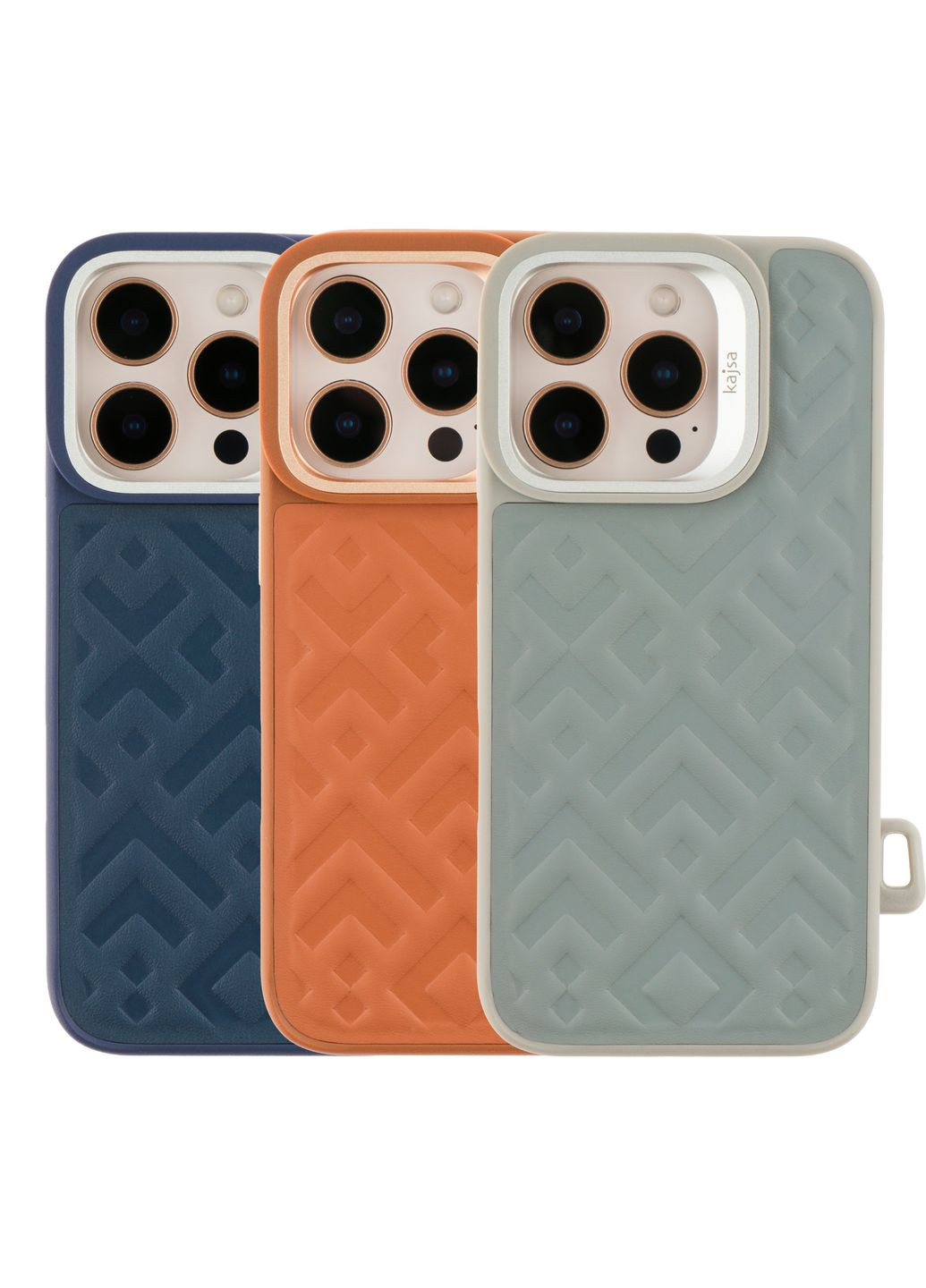 Чохол Briquette Collection Rhombus with MagSafe для iPhone 16 Pro Blue Kajsa Apple iPhone 16 Pro 2024 (335874798)