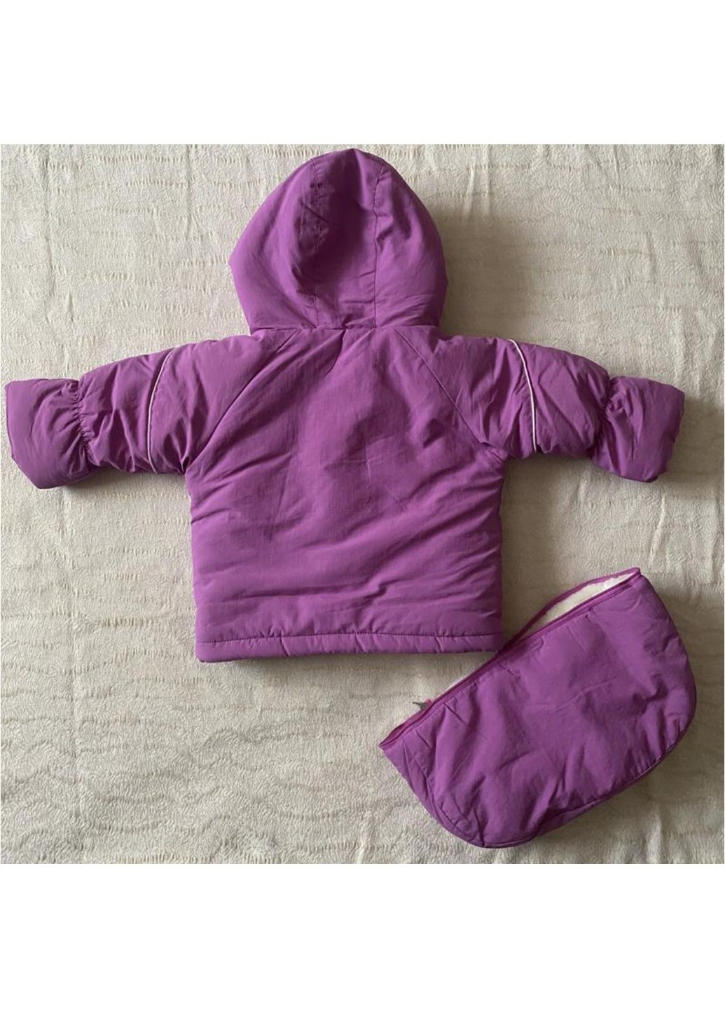 Зимовий дитячий комплект комбінезон для дівчинки зріст 74 No Brand (369735396)