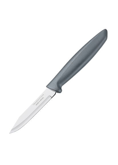 Набори ножів PLENUS grey ніж д/овощей 76мм 12 шт коробка Tramontina комбінований,