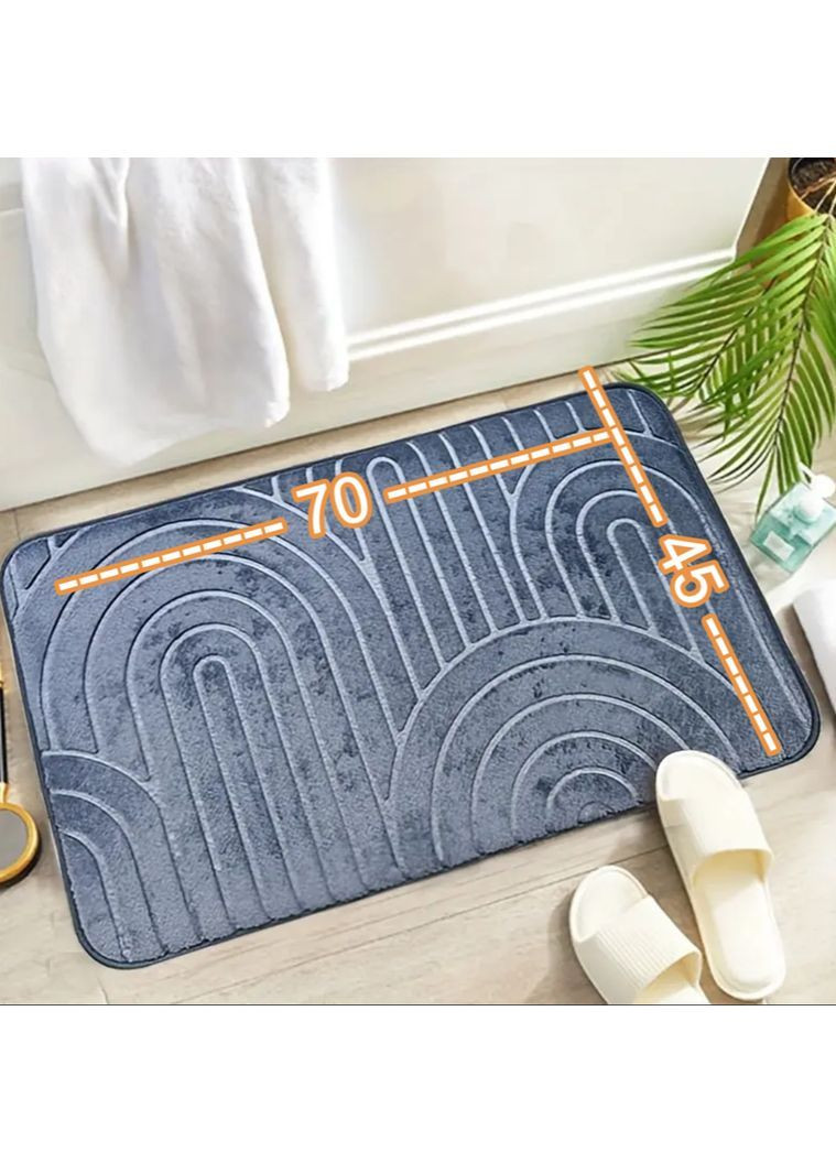 Коврик влагопоглощающий нескользящий 45Х70 No Brand (368778735)