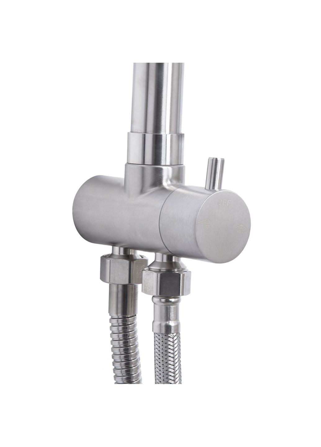 Душевая универсальная стойка Aria на два потребителя LDARI1120NKS46112 Nickel LIDZ 1120 (324250439)