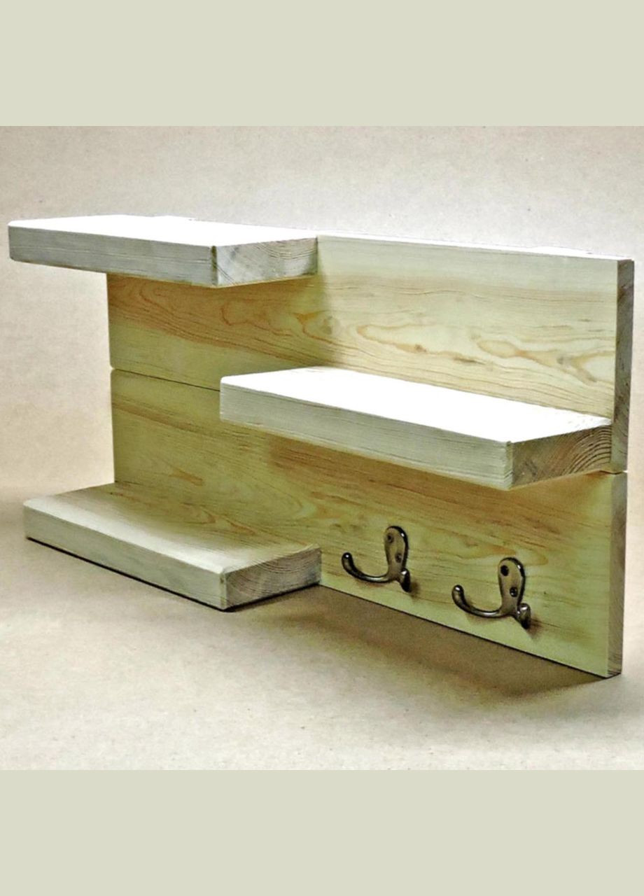 Полка для ванной из дерева Кассель бланже (ВНП-001401) No Brand (328091814)