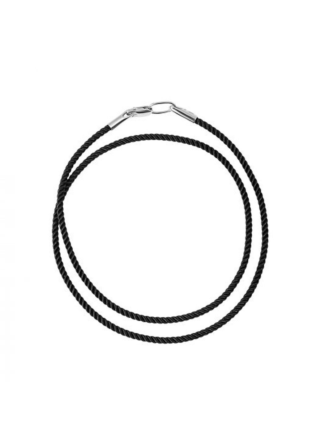 Шнурок тканевый черный 55 см UMAX (290184207)