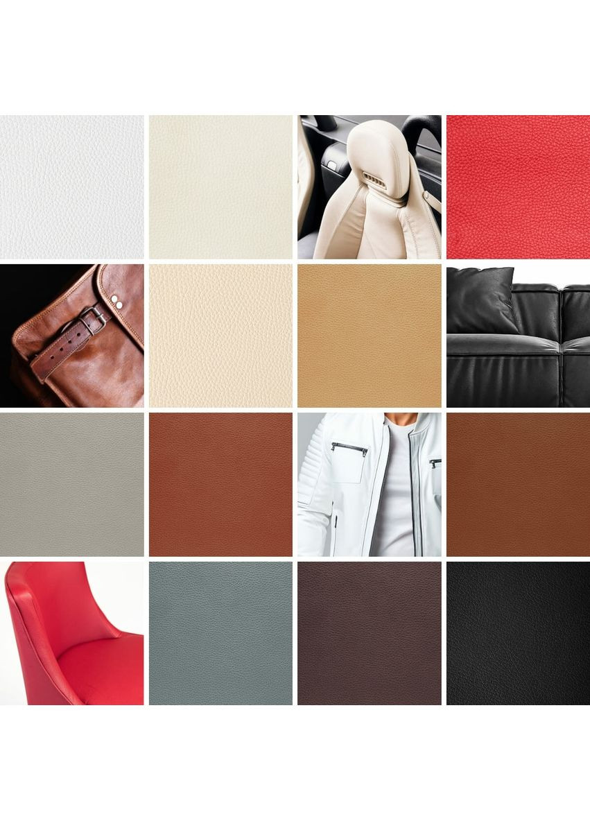 Самоклеющая экокожа в рулоне 1.37*1m*0.5mm Белый (D) SW-00001166 No Brand (361664060)