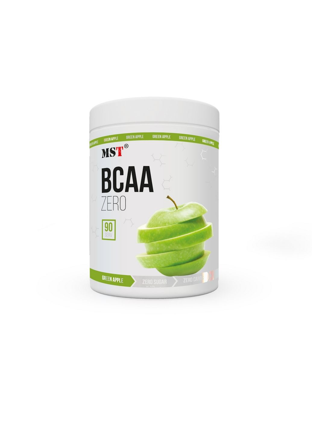 Аминокислота BCAA Zero, 540 грамм Зеленое яблоко MST (293339819)