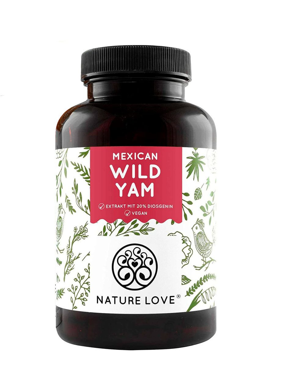 Мексиканський корінь дикого ямсу 880 мг 180 капсул Nature Love (299717634)