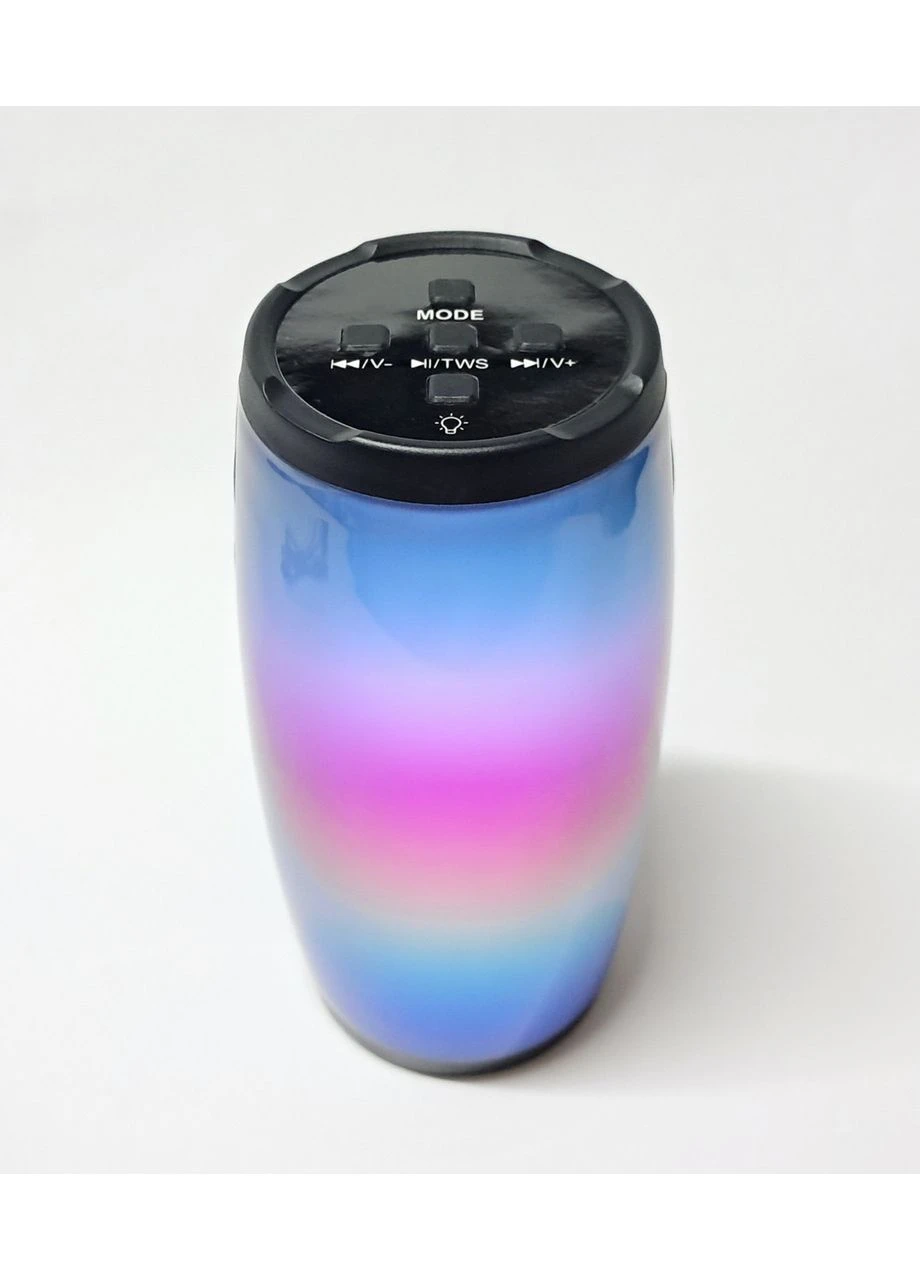 Портативная Bluetooth колонка Onyx Black со светодиодной подсветкой BY-3452 No Brand (392109064)