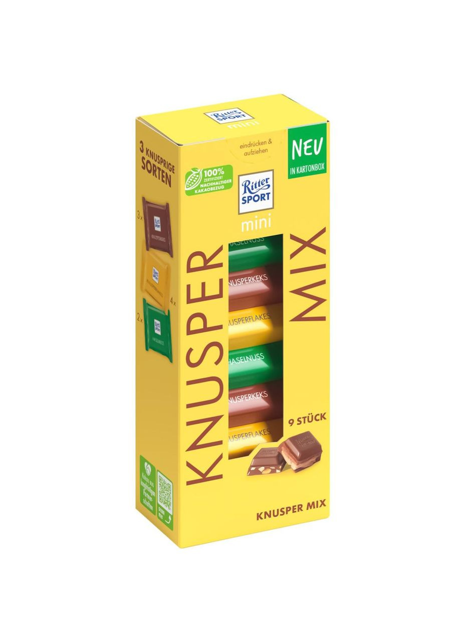 Шоколад mini Knusper Mix 150 г Ritter Sport (349811155)