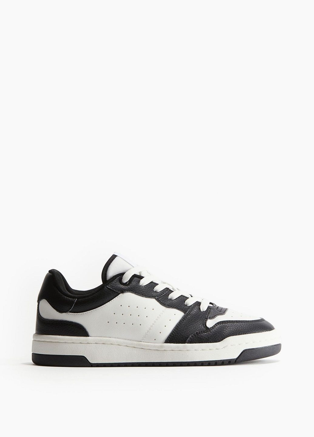 Черно-белые демисезонные кроссовки H&M