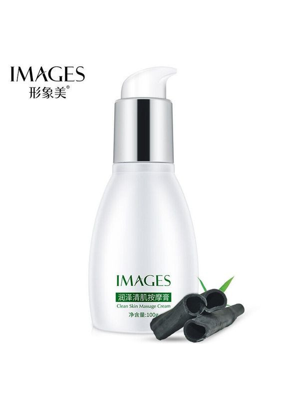Images Масажний крем для обличчя з активованим бамбуковим вугіллям для глибокого очищення та звуження пор Clean Skin Massage Cream — Крем, Китай (361865961)