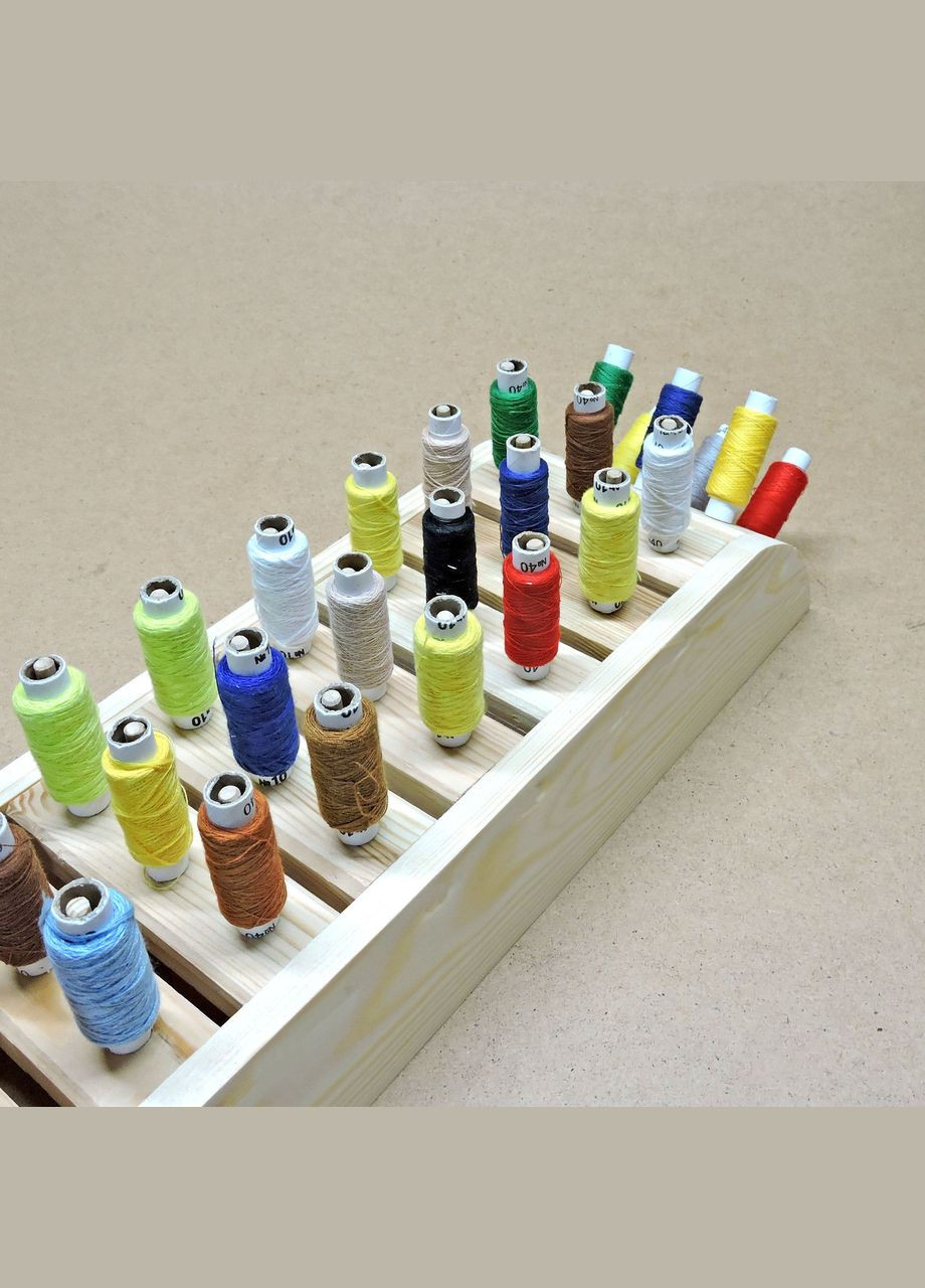 Органайзер для ниток из дерева Меланж 3х16 (НТК-3161200) No Brand (328909377)