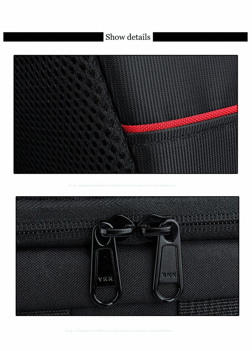 Сумка для фотоапарата універсальна протиударна чорна з червоним ( код: IBF060BR ) Digital (324787612)