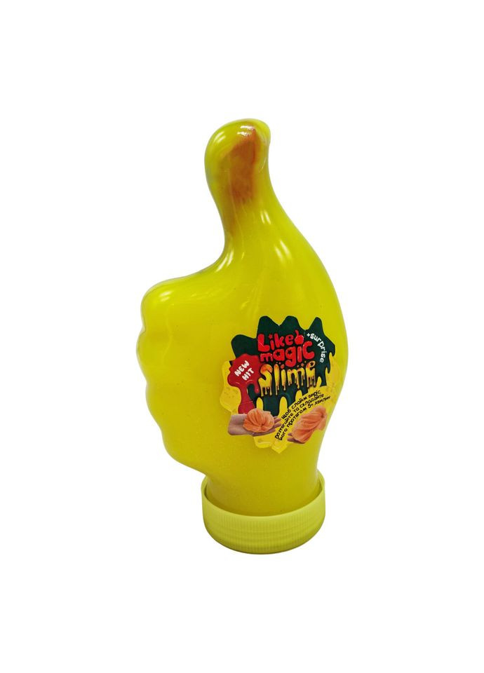 В'язка маса, слайм "LIKE Magic Slime" LMS-01-01U 300 гр Жовтий Danko Toys (302805852)