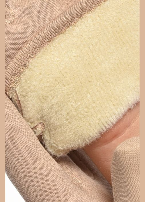 Перчатки женские на искусственном меху бежевого цвета Let's Shop (302660748)