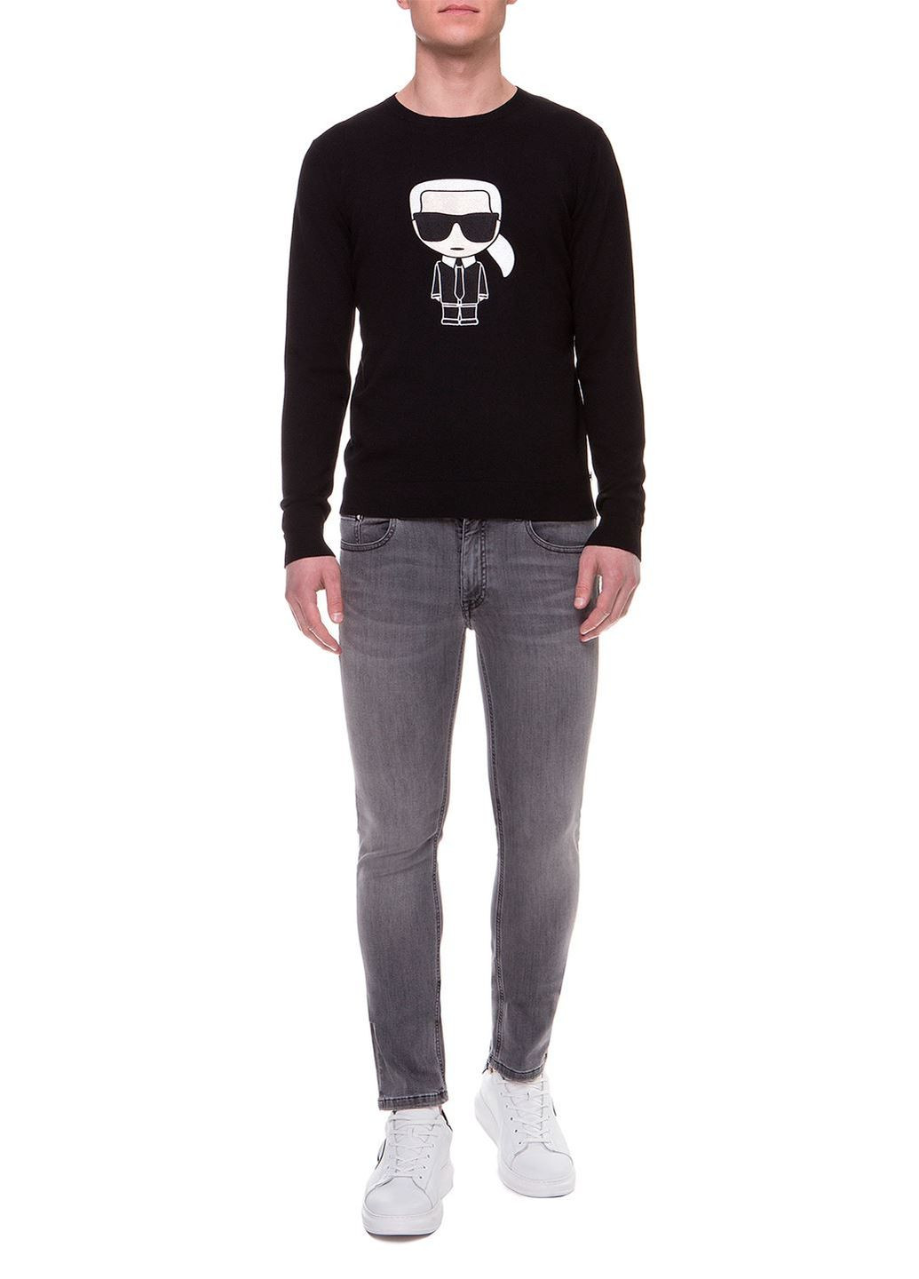 Чоловічі сірі джинси Skinny Fit Karl Lagerfeld (330478050)