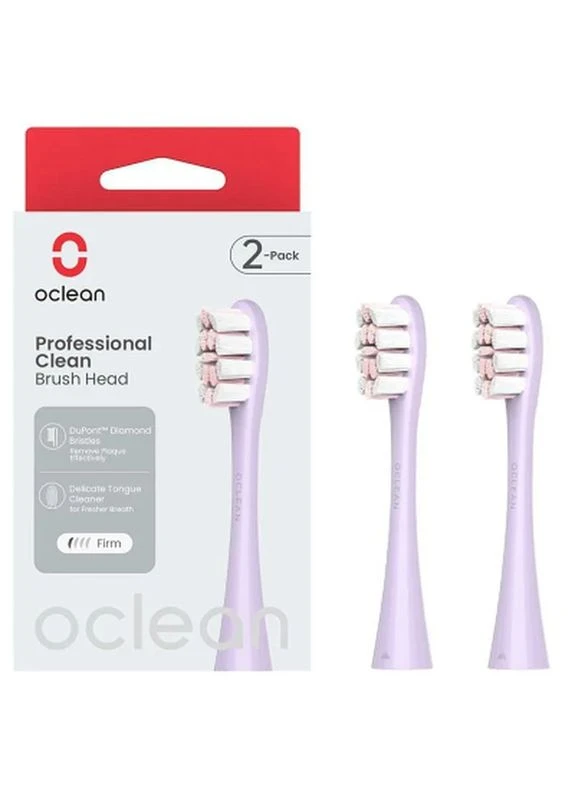 Насадка для зубной щетки P1C13 P02 Professional Clean Brush Head Purple (2 шт) (6970810554151) Oclean (397464394)