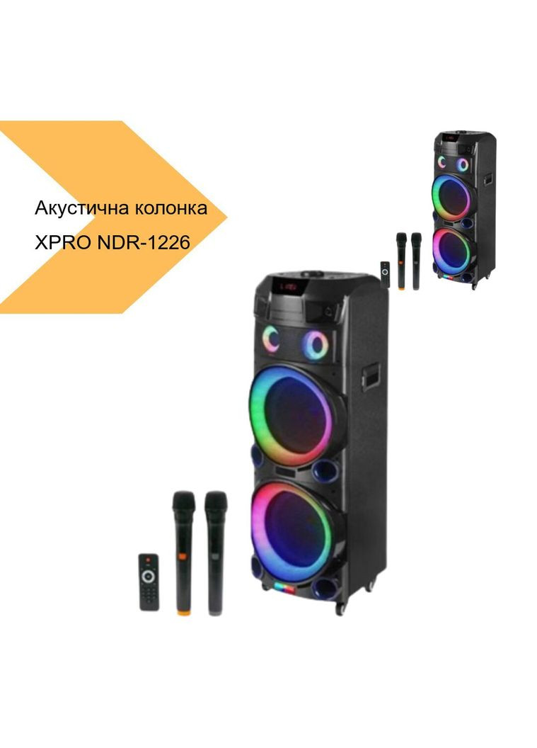 Портативна акустична колонка NDR-1226 12, чорний. (42586-NDR-1226_12054) XPRO (303912510)