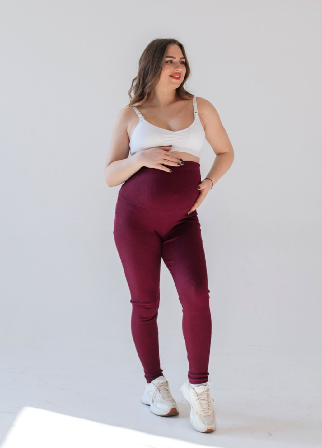 Лосины для беременных в рубчик HN (321984370)