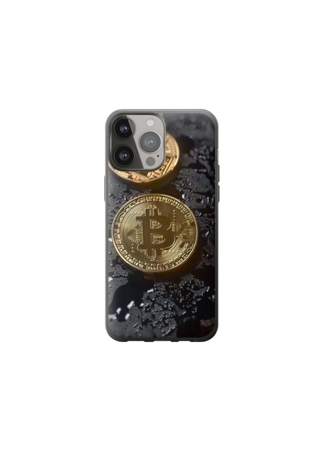 Чехол на iPhone 13 Pro Max Вулканический Bitcoin MMC (291162497)