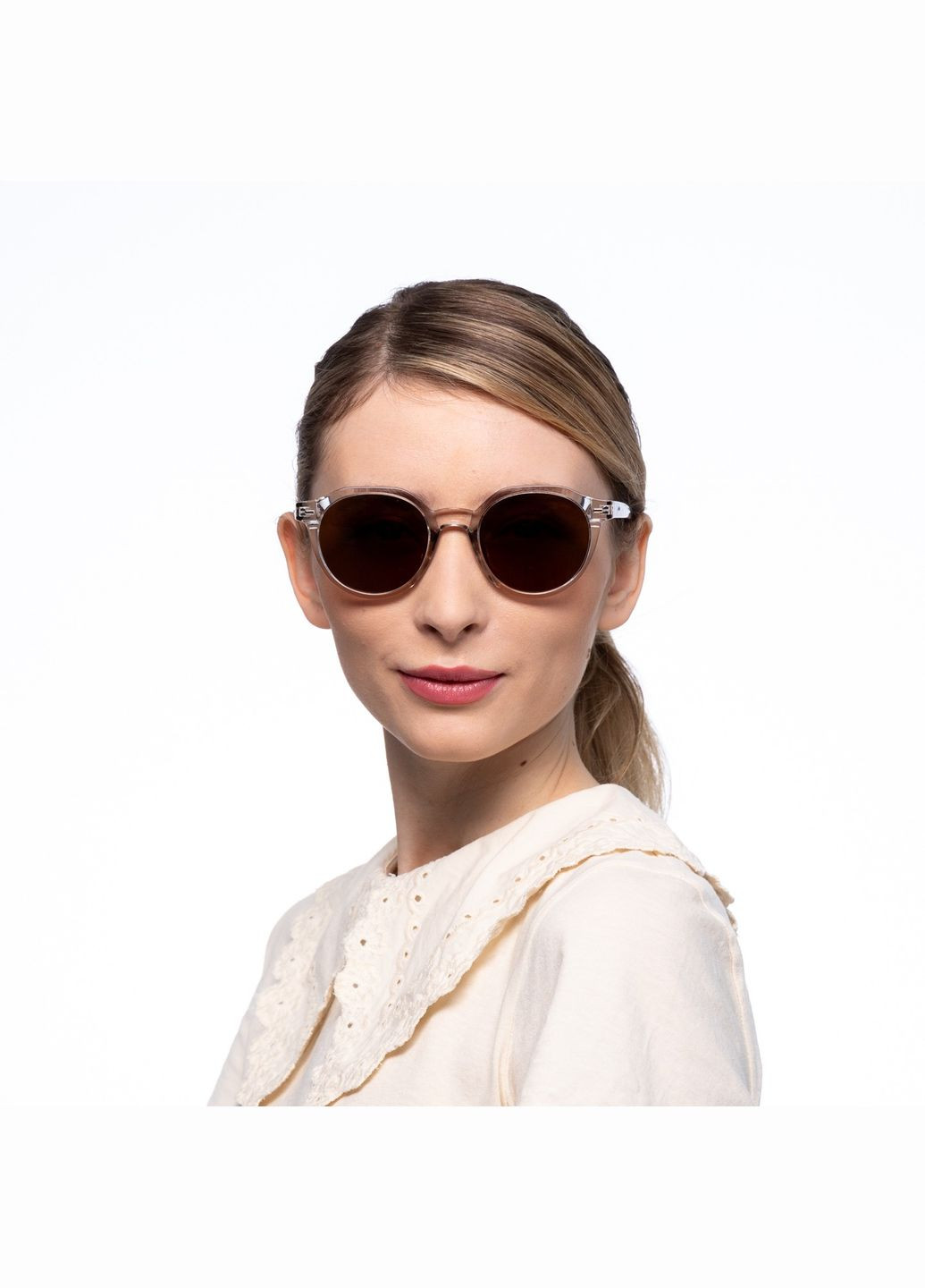 Сонцезахисні окуляри з поляризацією Панто жіночі LuckyLOOK 859-945 (289360710)