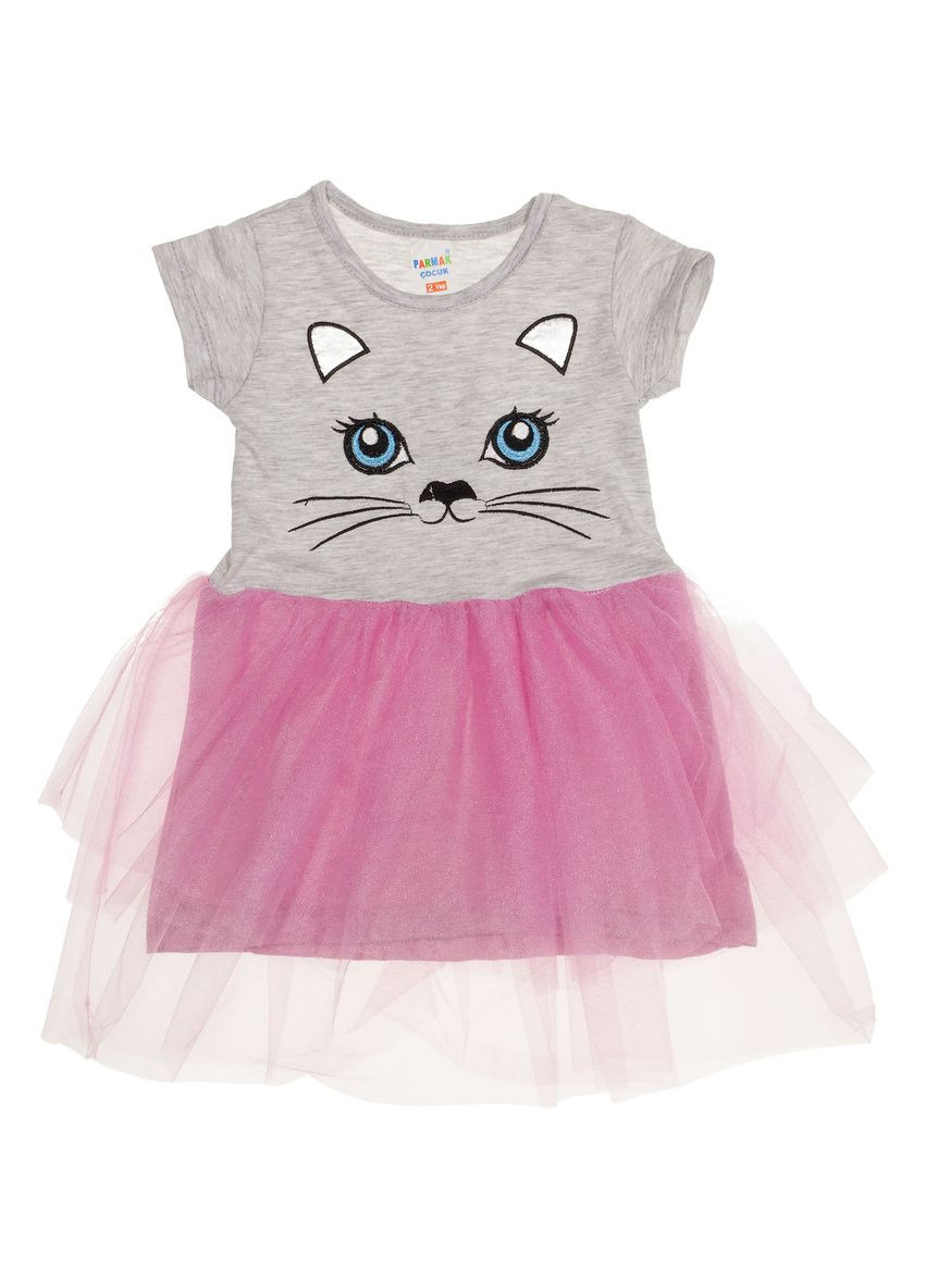 Сіра сукня для дівчинки кішечка No Brand (326098897)