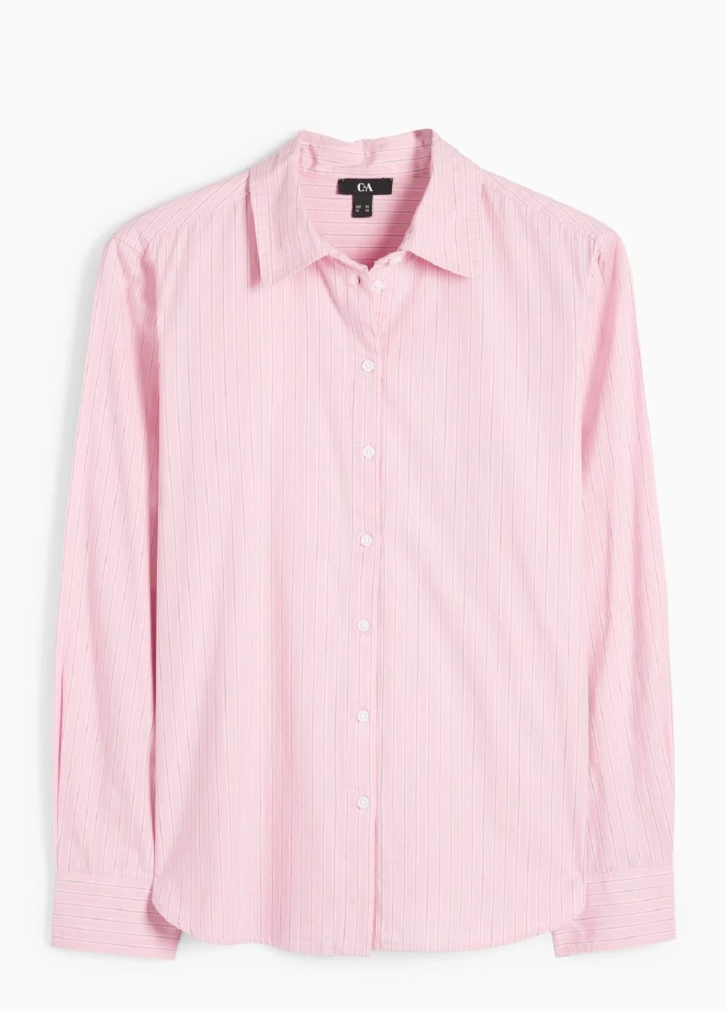 Розовая рубашка в полоску C&A