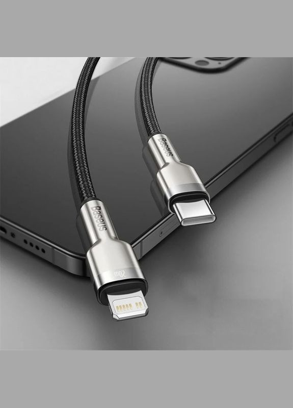 Кабель для зарядки Lightning Type-C для iphone / дріт, шнур тайп сі на лайтнінг зарядний кабель для айфона 2м Baseus (361065054)